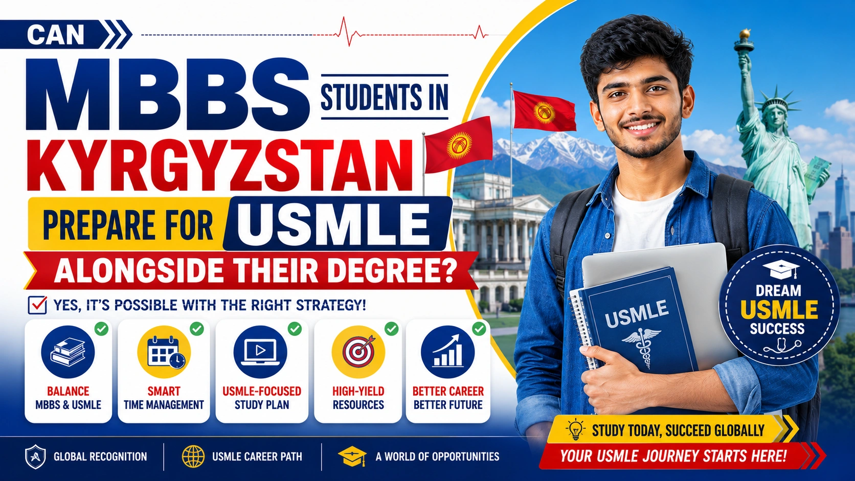 Can MBBS Students in Kyrgyzstan Prepare for USMLE Alongside Their Degree?